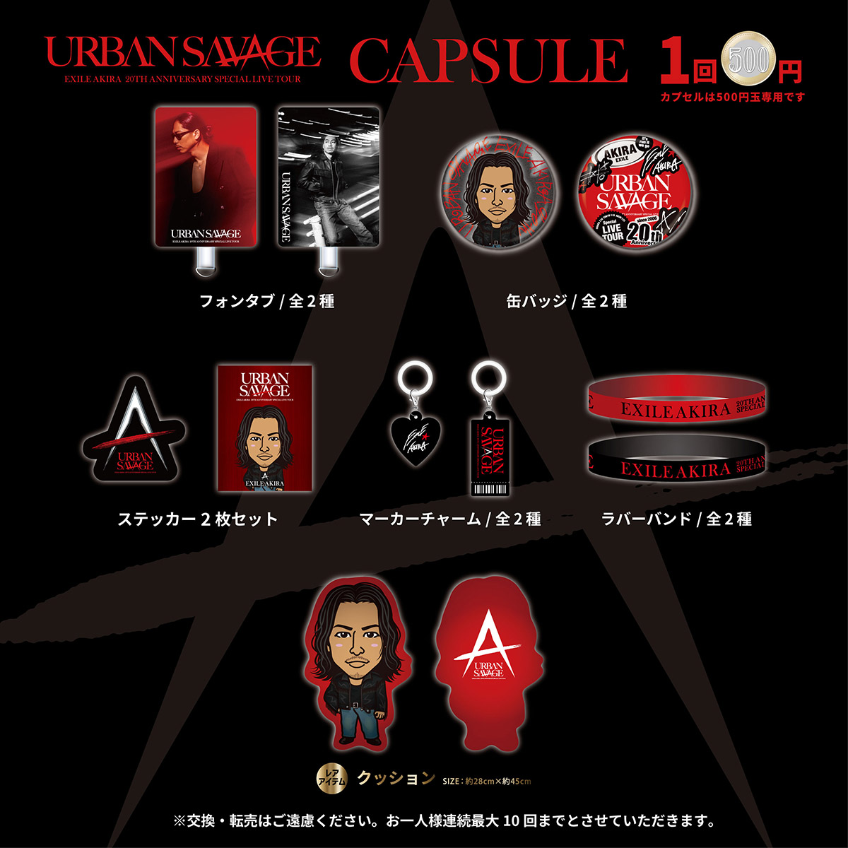 EXILE AKIRA 20TH ANNIVERSARY SPECIAL LIVE TOUR “URBAN SAVAGE” 会場